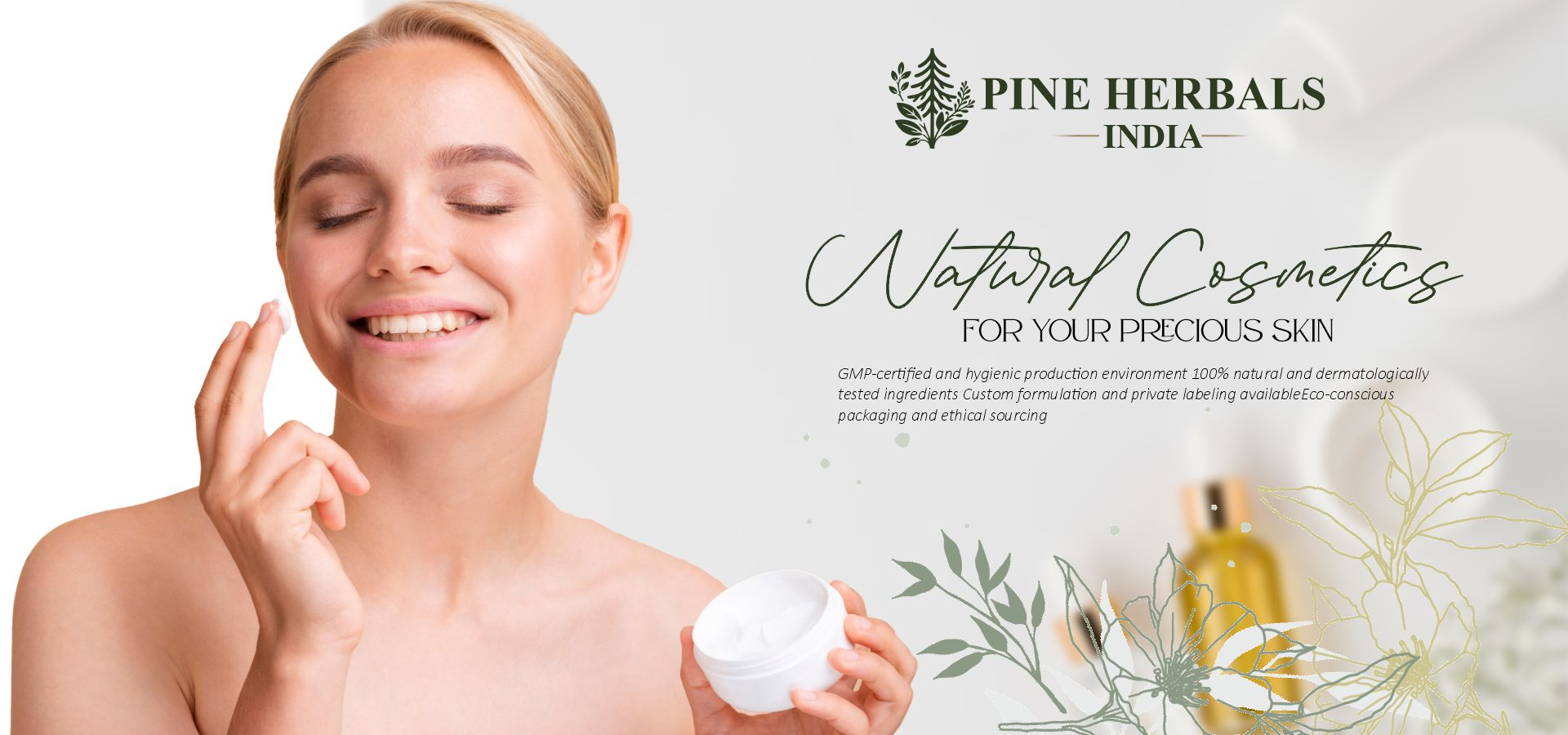 Home skin care banner