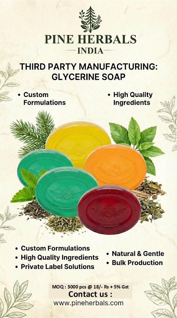 Premium Glycerine Soap Third Party Manufacturing | Pine Herbals India whatsapp image 2025 12 03 at 5.05.13 pm