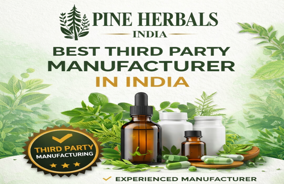What is Third Party Cosmetic Manufacturing in India? Complete Guide (2025) pine herbals 918x594