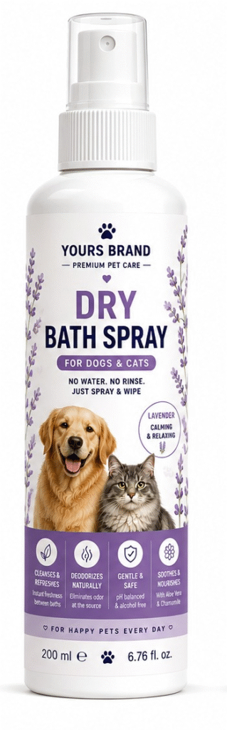 Ayurvedic Dry Bath Shampoo dry bath spray 1